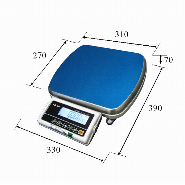 Osobní zdravotnická váha do 150kg, 230V nebo baterie, cejchovaná
